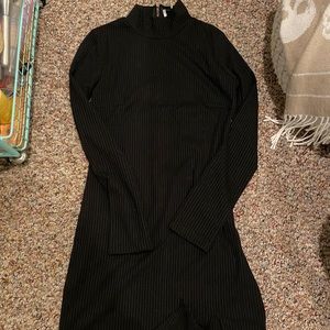 Princess Polly black turtle neck dress